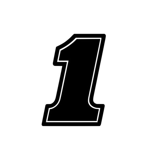 Racing number motorcycle - racing, #1